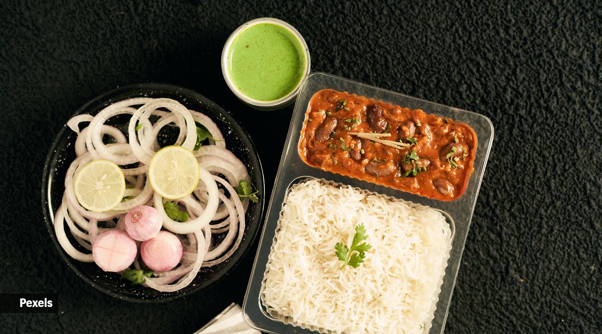 Rajma Chawal | Salad |