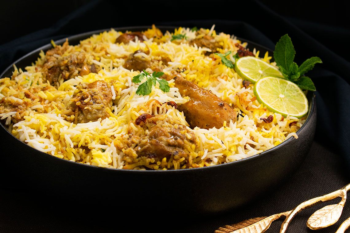 Chicken biryani | Raita |